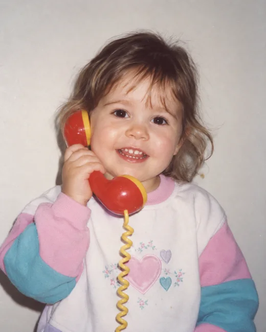Original childhood photo (fictional)
